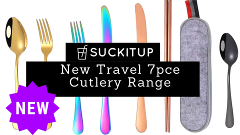 SUCKITUPstraws Travel Cutlery Set