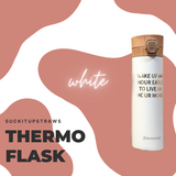 SUCKITUPstraws Thermo Flask