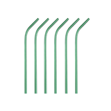 Skinnies (6mm)Bent or Straight Metal Straws Rainbow, Green, Purple, Silver, Blue, Gold, Rose Gold and Black