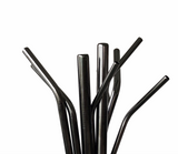 Bent or Straight Metal Straws Rainbow, Green, Purple, Silver, Blue, Gold, Rose Gold and Black