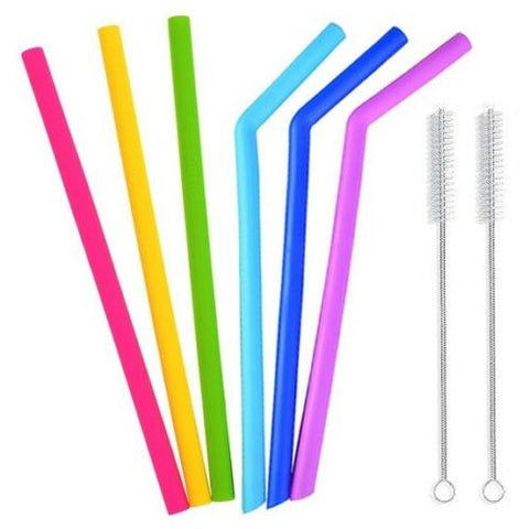 Rainbow 'Suck It' Reusable Straws with Waterproof Pouch – Shady Lady  Mercantile