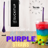 50 Pack Metal SUCKITUPstraws SLUSHY (Slushee) Straw